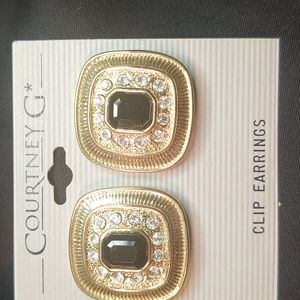 Vintage clip earrings